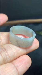 和田玉青花扳指20mm